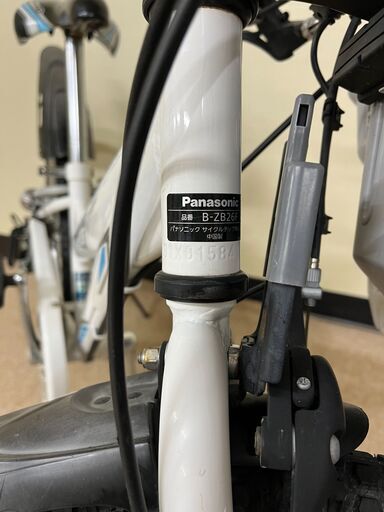 【北見市発】Panasonic パナソニック ジュニア自転車 61X015841  22インチ 6段ギア 白 (E1522atxY) 北見市発】Panasonic パナソニック ジュニア自転車 61X015841 22インチ