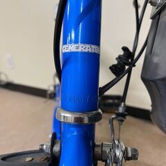 北見市発】GENERATOR ジュニア自転車 F170171247 22インチ 7段ギア 青 