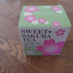 sweet sakura tea 桜花桜葉入り緑茶1箱