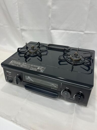 【北見市発】パロマ PALOMA ガステーブル  IC-N36B-R 2017年製 ブラック LPガス【新生活応援】 (E1527wY)