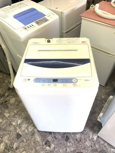 5km以内配送無料　保証付き　HerbRelax YWMT50A1WWW ヤマダ電機オリジナル 全自動電気洗濯機 (5kg)