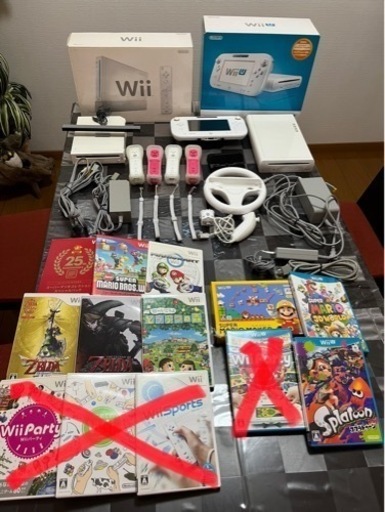 wii 本体\u0026wiiU 本体＆ソフトまとめ売り
