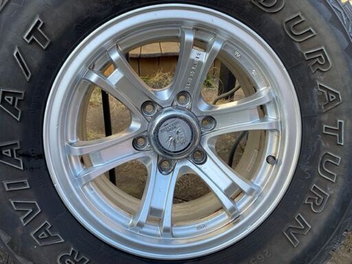タイヤ、ホイール WEDS KEELER FORCE 6本スポーク ホイールキャップ付き