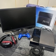 PlayStation4 ゲーミングモニター　ヘッドホン付き！値下げしました！