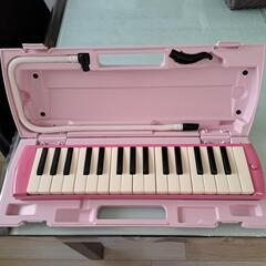 鍵盤ハーモニカ　ピアニカ　ピンク