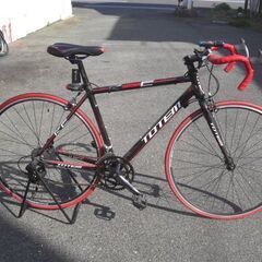 ロード風　トーテム　アルミロード自転車　新同　　通勤　通学に