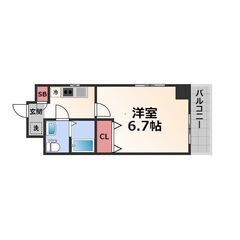 ✅家賃まで負担✅初期費用無料🎉野江内代駅9分🎉単身オール電化1K