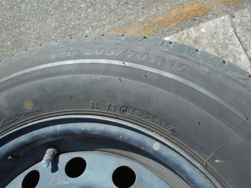 2019年製造 深溝 205/70R15 ブリヂストン日本製夏タイヤ4本セット