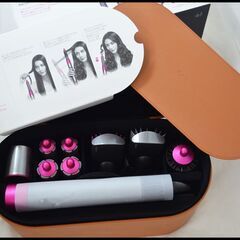 未使用 ダイソン エアラップ Dyson Airwrap Complete HS01 FN COMP ニッケル フューシャ カール ドライヤー ヘアアイロン