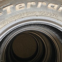 BFグッドリッジ　マッドテレーン　215/75R15 4本セット