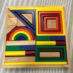 Rainbow blocks 積木