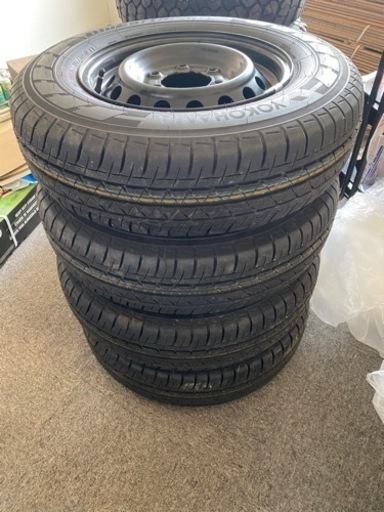 夏タイヤ新車外し 195/80R15 4本セット