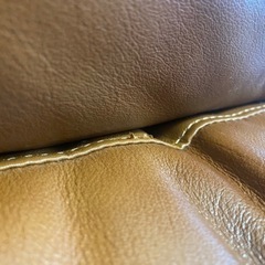 ブラウン　ソファー　2人掛けソファー