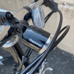 GM721【中古美品】 雨よけ、ライト付 700×32C ASTROIA 自転車 黒 6段ギア