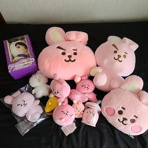 BT21 COOKY ぬいぐるみ、クッション