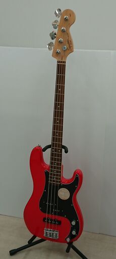 スクワイア バイ フェンダー　PJベース　レッド