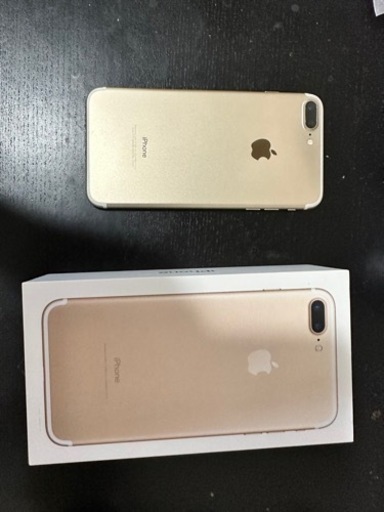 iPhone 7 Plus Gold 128 GB Softbank - 電話、ＦＡＸ