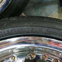 【商談中】マナレイ ヴァーテックVR5 215/45R17 バリ山タイヤ付き