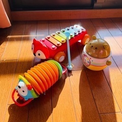 ベビー おもちゃ 楽器 知育玩具 シロフォン アコーディオン