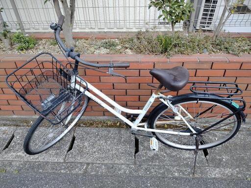 (chariyoshy出品)26インチ自転車　ホワイト