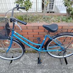(chariyoshy出品)26インチ自転車　メタリックブルー