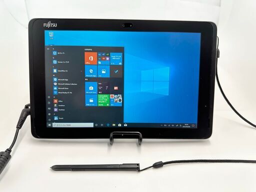 送料無料 保証付 日本製 10.1型 タブレット 富士通 Q507/PE 中古良品 Atom 4GB 高速SSD 無線LAN Wi-Fi Bluetooth カメラ Windows10 office