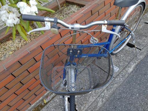 (chariyoshy出品)27インチ自転車　ブルー