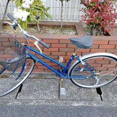 (chariyoshy出品)27インチ自転車　ブルー