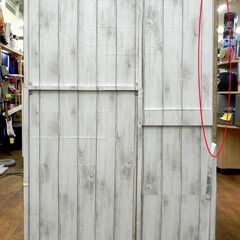 ミドルレンジボード 食器棚 木目調 幅75×奥39.5×高118cm 電源無し 収納 キッチン 家具 札幌市 厚別区