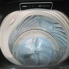 新生活！3か月間保証☆配達有り！16000円(税別）ハイセンス 5.5㎏ ガラストップ 全自動 洗濯機 2018年製 ブラック