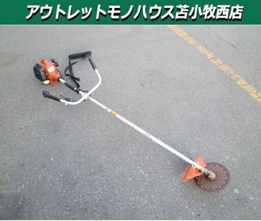 苫小牧市内近郊限定 タナカ 刈払機 PCG22EASP(S) 肩掛け式 芝刈り機 エンジン始動確認済み 中古 Tanaka 苫小牧西店
