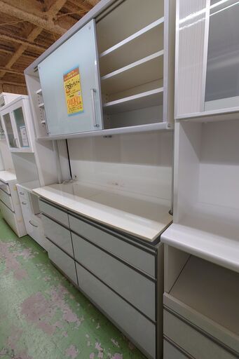 【ドリーム川西店】中古家具/綾野/2枚扉オープンボード【御来店限定】