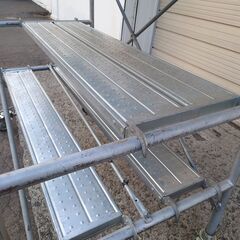 6/29 終 ローリングタワー キャスター付き 足場 棚台車 棚用台車 菊倉TK