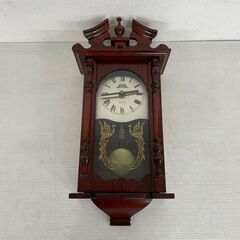 【NICHIBI】 ニチビ 木製 柱時計 ボンボン時計 掛け時計...