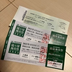 琉球海炎祭チケット大人2枚＋駐車場券
