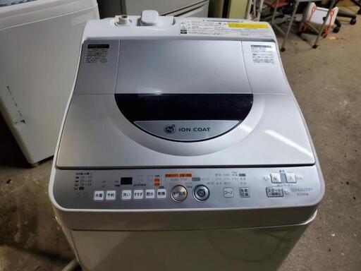 【売約済み】3kgまでの乾燥できちゃう！縦型全自動洗濯機 SHARP 5.5Kg 早い者勝ち！クリーニング及び動作確認済み