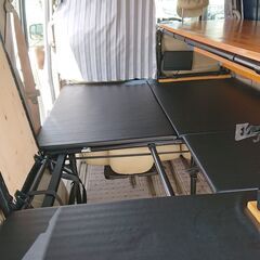 セレナc25　自作フルフラットベッド、テーブル兼ベッド、床下収納の蓋等。ルーフキャリア、ルーフラック、ルーフボックスは別途