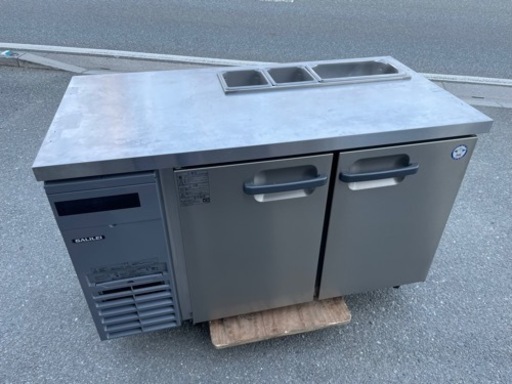 ■中古品 フクシマガリレイ業務用冷蔵庫 LSC-120RE-B 2021年製 1200ｘ600ｘ800ｍｍ ホテルパン付き 動作問題なし ■