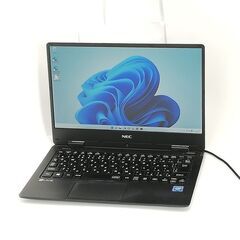 高速SSD 軽量 薄型 12.5型 ノートパソコン NEC PC-NM150KAB 中古良品 第7世代 Celeron 4GB 無線 Bluetooth Windows11 Office 高速SSD 軽量 薄型 12.5型 ノートパソコン NEC PC-NM150KAB 中古良品