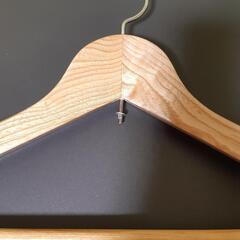 決まりました🐰木製ハンガー