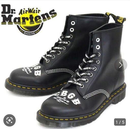 【新品】ドクターマーチン　Dr.Martens×CBGB　タグ付　25.5センチ