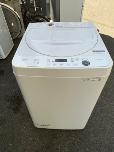 【即発送可能】 【取付無料】シャープの5.5kg洗濯機 洗濯機