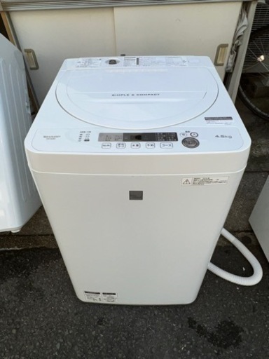 【取付無料】シャープの4.5kg洗濯機