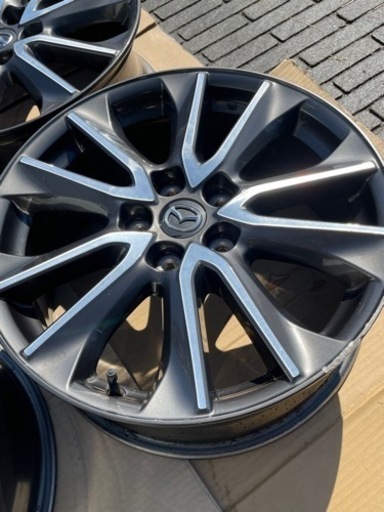 今週限り！ CX-3 純正ホイール 18インチ 7J +50 4本 1本ガリ傷あり