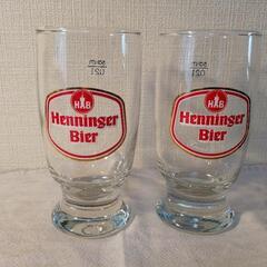 昭和レトロ　当時物 ドイツビール・ヘニンガー　タンブラー 8個セット