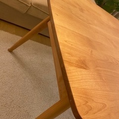 【幅115cm モモナチュラル】無垢材ダイニングテーブル