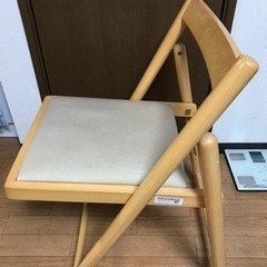 MUJI チェア　椅子　折り畳み可能　収納便利