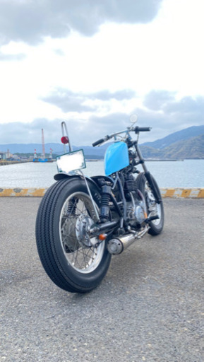SR400フルカスタム ホバー カフェ チョッパー