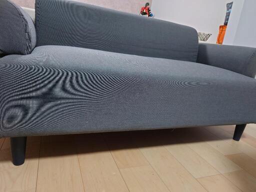 J6268 IKEA イケア 二人がけソファ HEMLINGBY ヘムリングビー ブラック