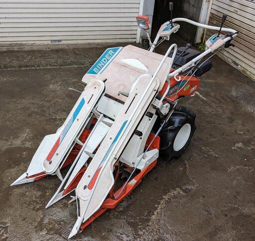 鹿児島発2条刈りバインダーRE60